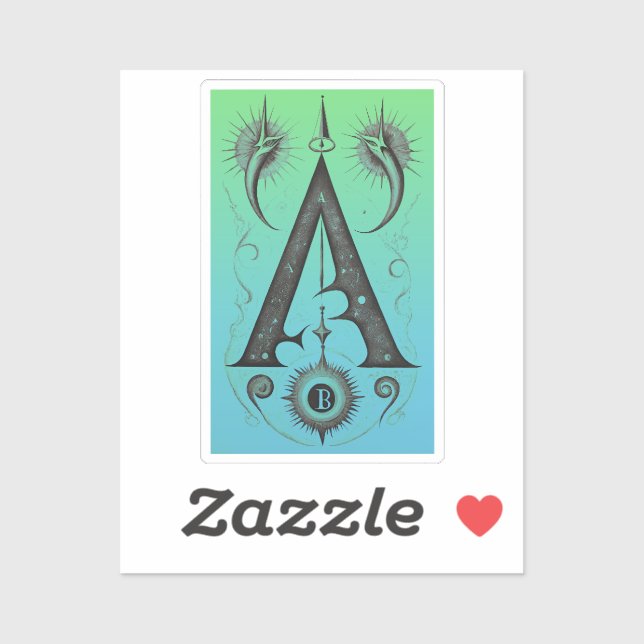 Sticker Artistic Symbol of Vision & Energy (Feuille)