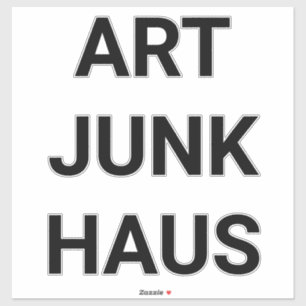 Sticker ARTJUNKHAUS Jeff Hankamer Artjunkhaus Splash-Art
