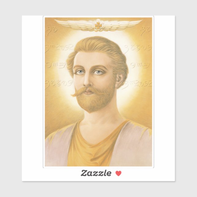 Sticker Ascended Master Saint Germain (Feuille)