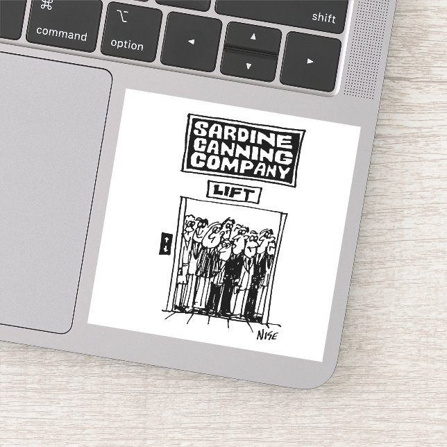 Sticker Ascenseur d'ascenseur dans une usine de canne à sa (Détail)