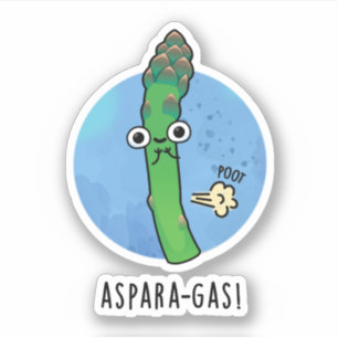 Sticker Aspara-gaz amusant Asparagus Veggie Pun