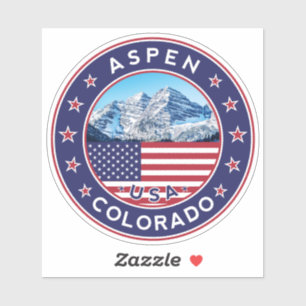 Sticker Aspen Colorado, Aspen