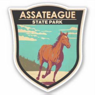 Sticker Assateague State Park Maryland Badge