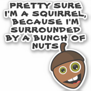 Sticker ASSEZ SÛR QUE JE SUIS UN ESCALIER - écrou