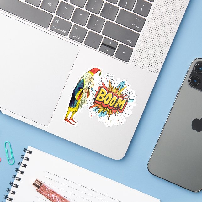 Sticker Assistant lié (Ordinateur portable avec iPhone)