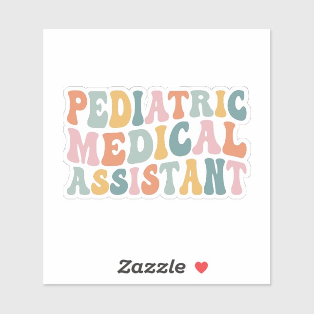 Sticker Assistant médical pédiatrique (Feuille)