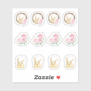 Sticker Assortiment lapin de Pâques