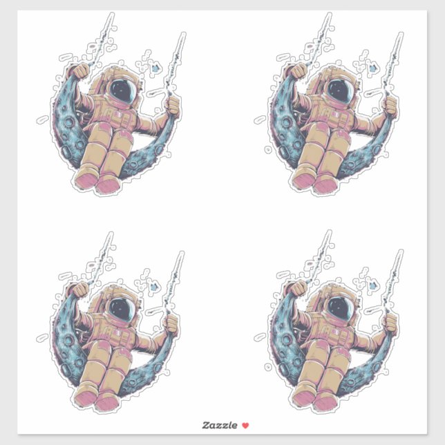 Sticker Astronaute (Feuille)