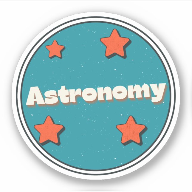 Sticker Astronomie (Devant)