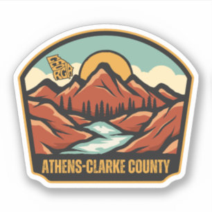 Sticker Athens-Clarke County, Géorgie