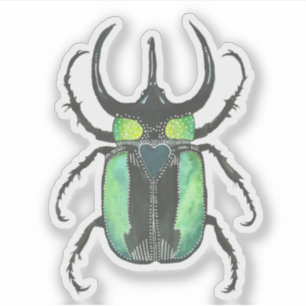 Sticker Atlas Beetle Love Bug