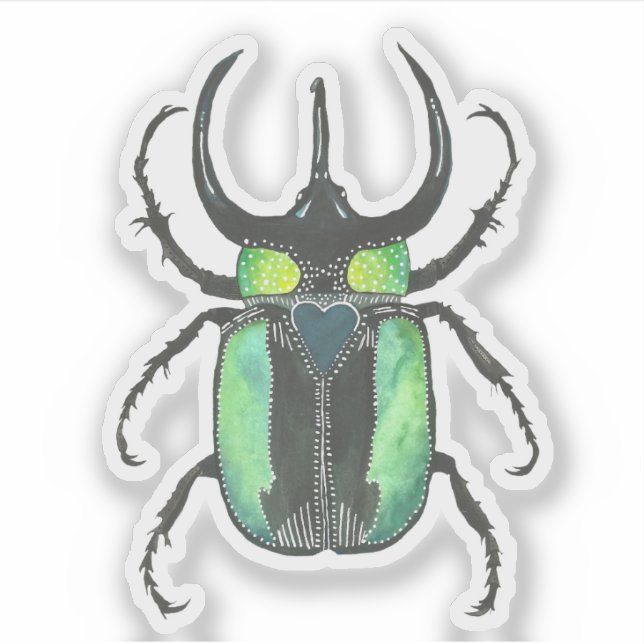 Sticker Atlas Beetle Love Bug (Devant)