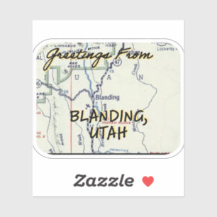 Sticker Atteindre Utah Vintage