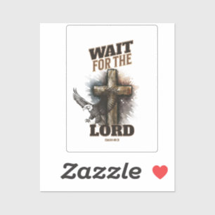 Sticker Attendez L'Éternel Ésaïe 40:31