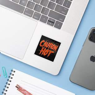 Sticker Attention Chaud