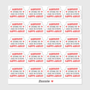 Sticker Attention! L'Ouverture Peut Provoquer Une Danse Ex