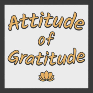 Sticker Attitude de Gratitude