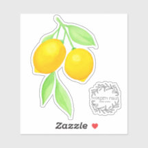 Sticker au citron