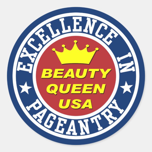 Sticker au concours de beauté Queen's (Devant)