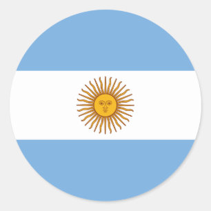 Sticker au drapeau de l'Argentine