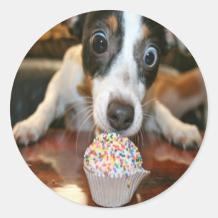 Sticker au gâteau de la coupe