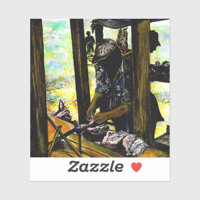 Sticker Au sud du paradis, à l'ouest de l'enfer (Feuille)