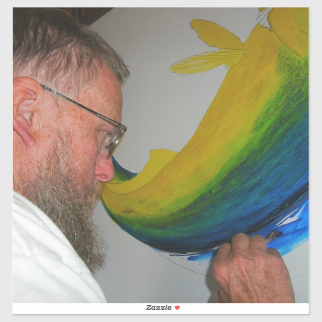 Sticker Au travail (Feuille)