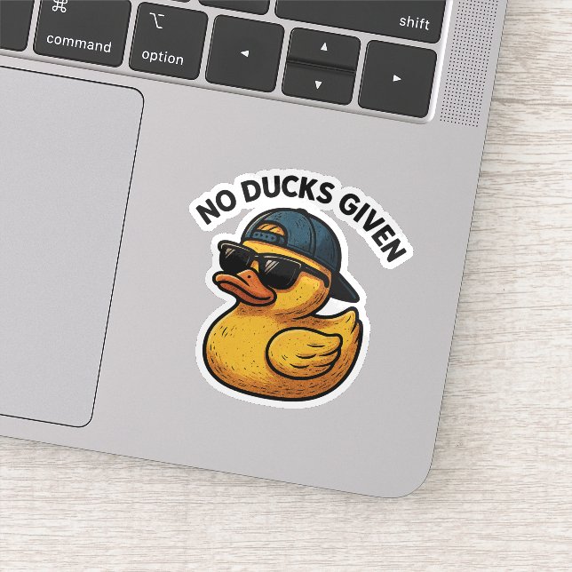 Sticker Aucun canard donné (Détail)