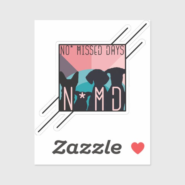 Sticker Aucun Carré de jours manqués (Feuille)