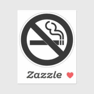 Sticker Aucun symbole de tabagisme