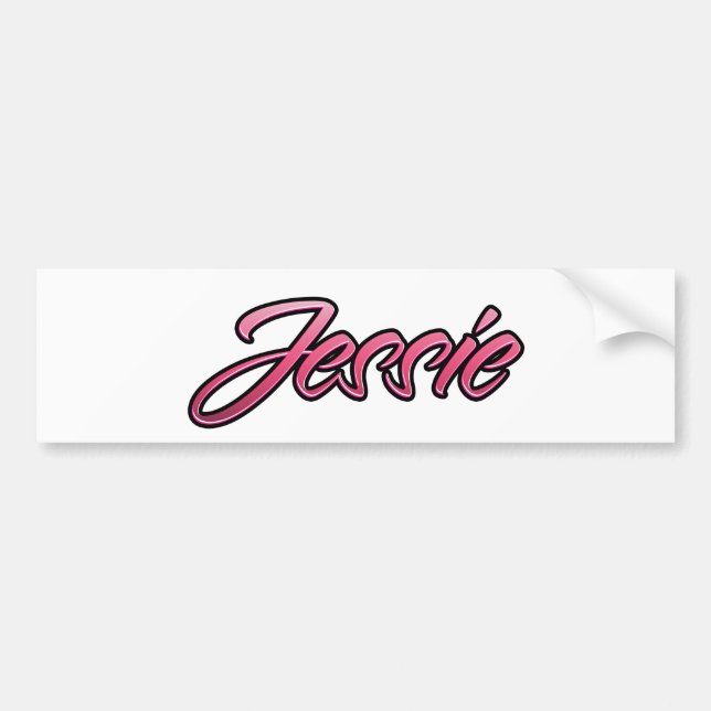 Sticker Aufkleber rose pâle Jessie (Devant)