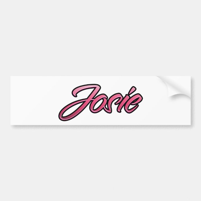 Sticker Aufkleber rose pâle Josie (Devant)