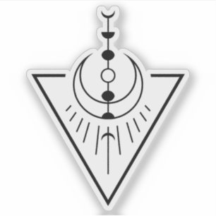 Sticker augmentation des phases de la lune de soleil