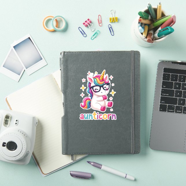 Sticker Aunticorn Aunty Dabbing Unicorn Auntie Aunt Christ (Couverture iPad)