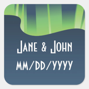 Sticker Auroras Winter Wonderland