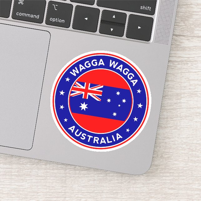 Sticker Australia, Badge of Wagga Wagga (Détail)