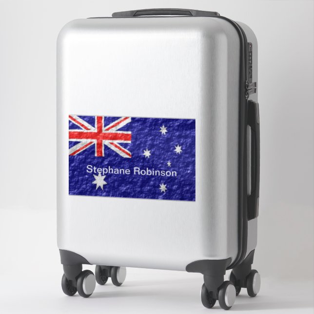 Sticker Australian Flag Design (Sur valise)