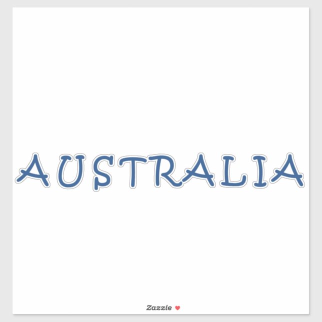 Sticker Australie (Feuille)