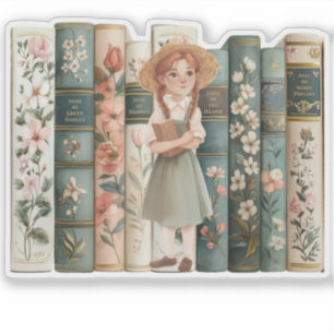 Sticker Auteur de livres   Anne des pignons verts   Livres