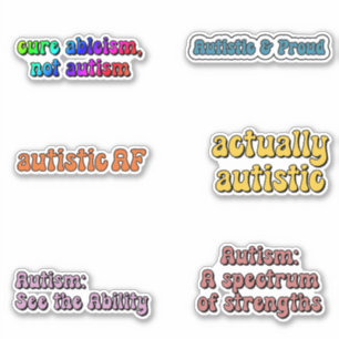 Sticker Autisme Acceptation Neurodiversity Awareness Pack