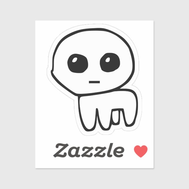 Sticker Autisme TBH Créature Autisme créature (Feuille)