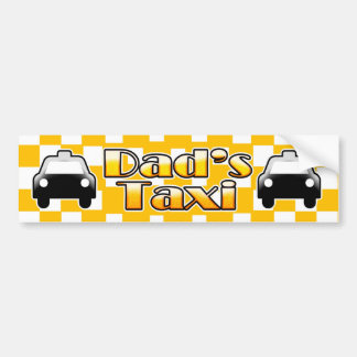 Sticker auto autocollant de pare-chocs de taxi de 