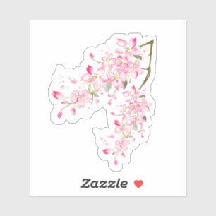 Sticker Autocollant✩Gribouillis™ Fleur de Cerisier