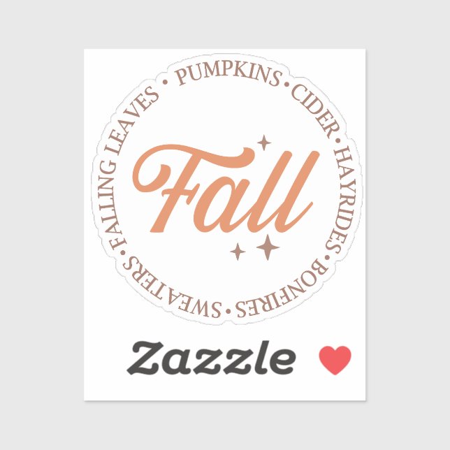 Sticker Automne (Feuille)