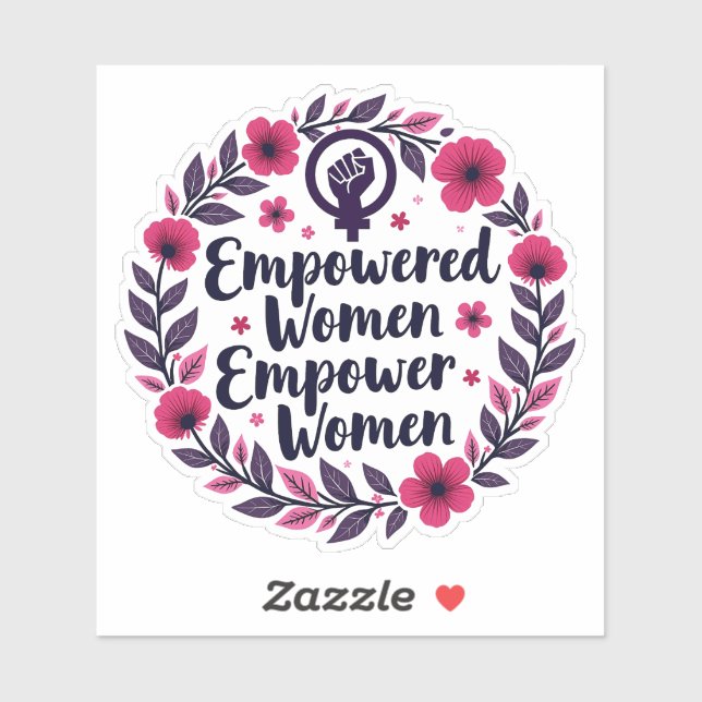 Sticker Autonomisation des Femmes par les Femmes Autocolla (Feuille)