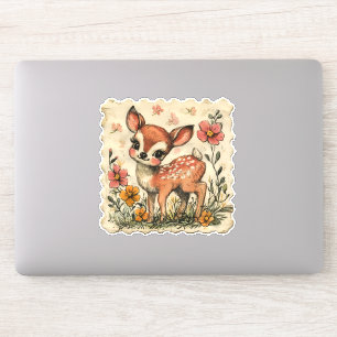 Sticker aux cerfs de Pâques