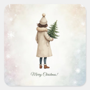 Sticker avec design de Noël