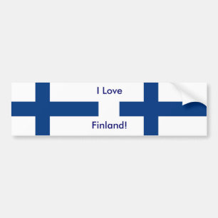 Sticker avec Drapeau de Finlande