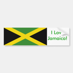 Sticker avec Drapeau de Jamaïque