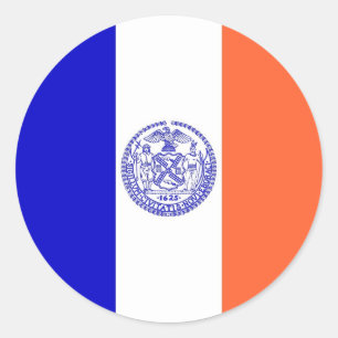 Sticker avec Drapeau de New York